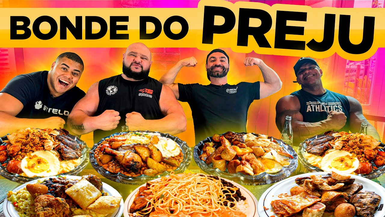 FALINDO o RESTAURANTE!! 'Bonde do PREJU' | Bitelo, Dorão, Big Jeff & CORBUCCI