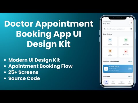 Doctor Appointment Booking App UI Design Kit In Flutter