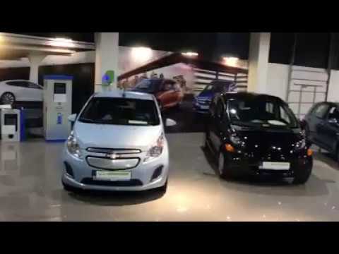 On Show Of SETEC Charging Station Of CHAdeMO CCS DC Rapid Chargers For Electric Vehicles EV