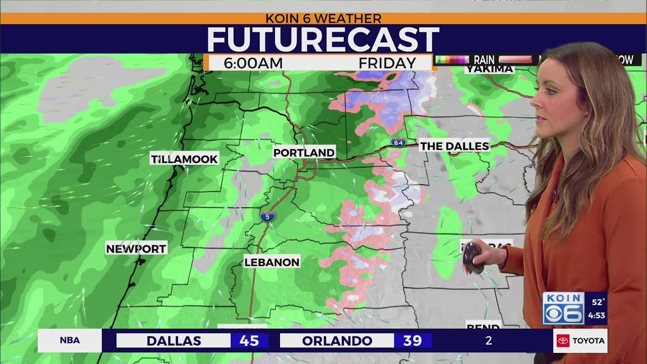 Weather forecast: Scattered showers Friday before a mainly dry start to the weekend in PDX