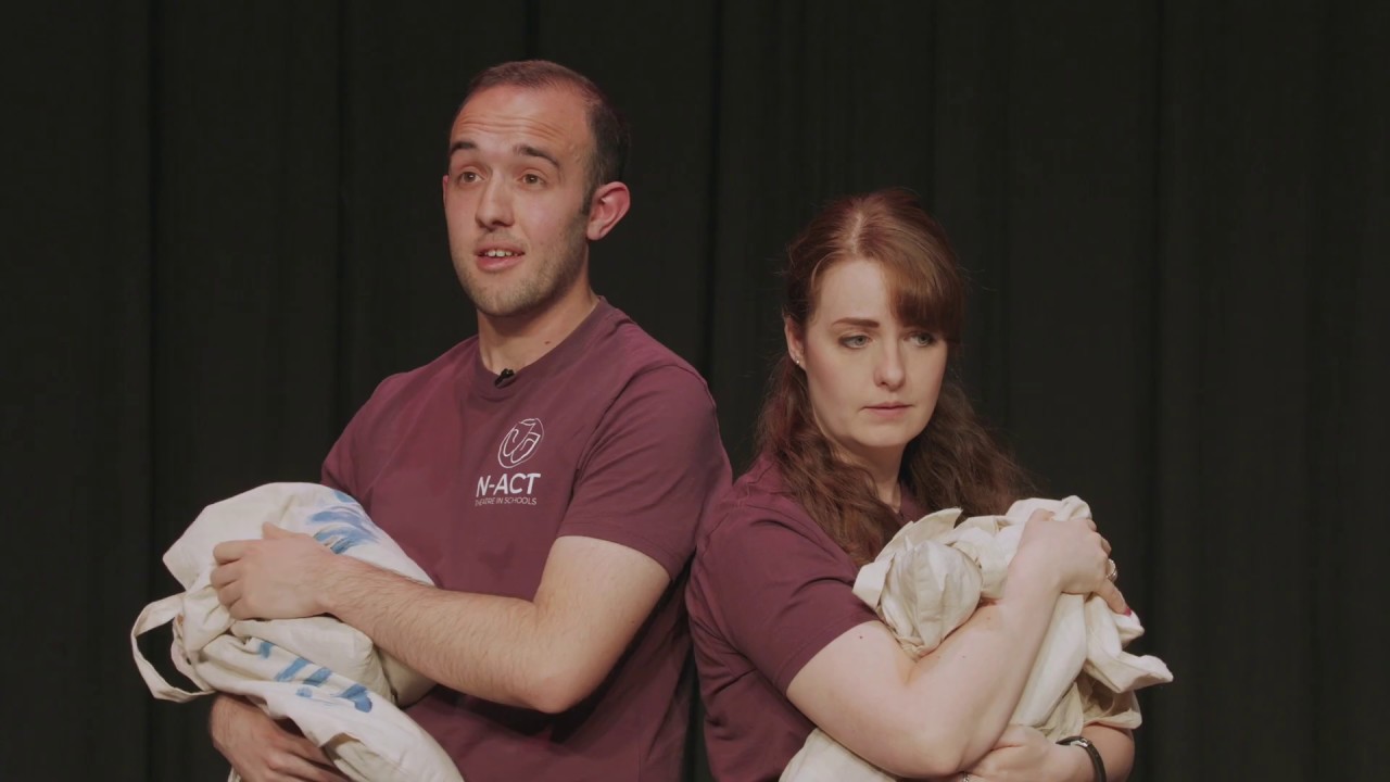 Video trailer for 'Invisible', a play about mental health from N-Act Theatre in Schools