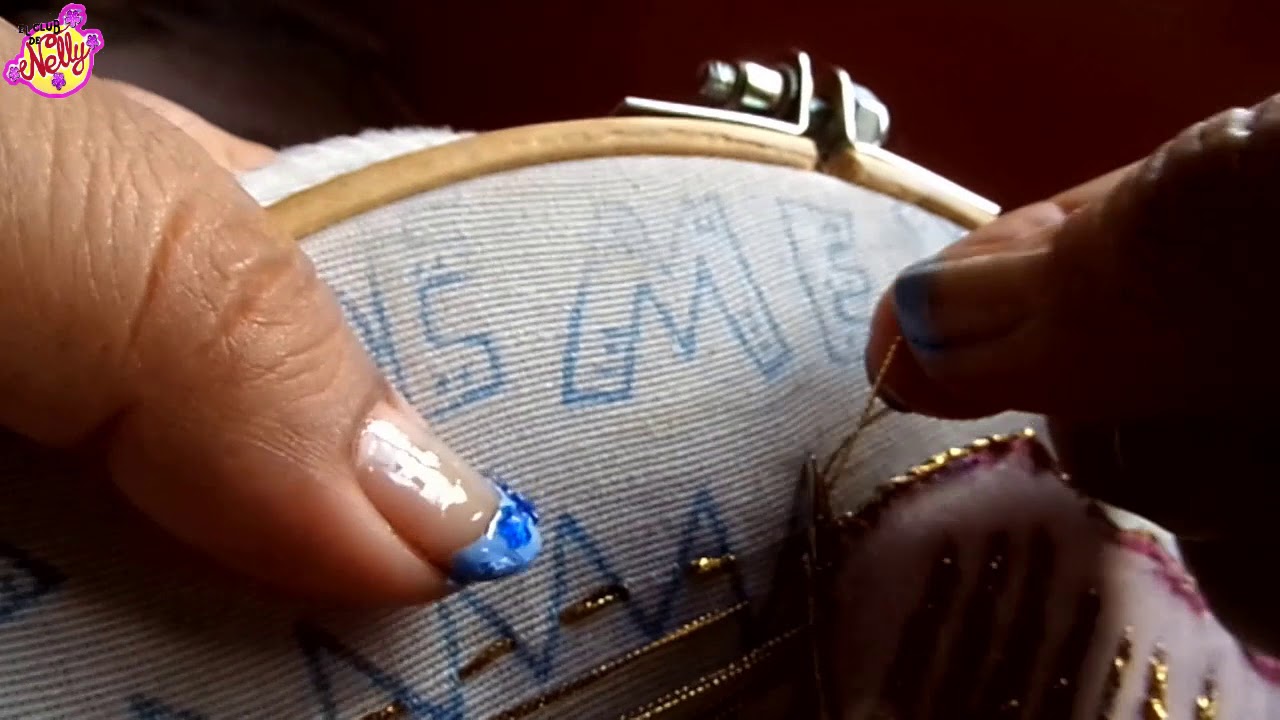 COMO BORDAR VIRGEN DE GUADALUPE(CORONA)