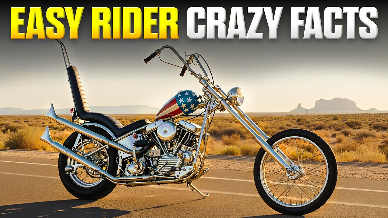 13 невероятных фактов, которые вы не знали о мотоцикле Harley Davidson Chopper 1969 года из фильм...