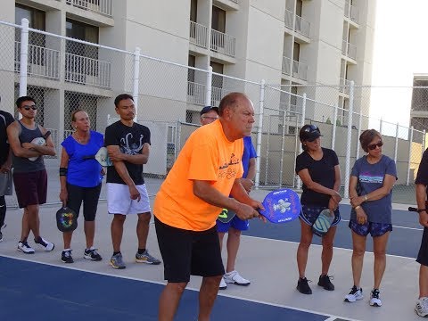 FREE PICKLEBALL CLINIC - STEVE COLE AT THE PLAZA HOTEL (4/18/2019)