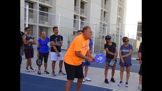 FREE PICKLEBALL CLINIC - STEVE COLE AT THE PLAZA HOTEL (4/18/2019)