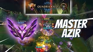 Master Tier Azir Unleashed on Diamond Flex Queue!