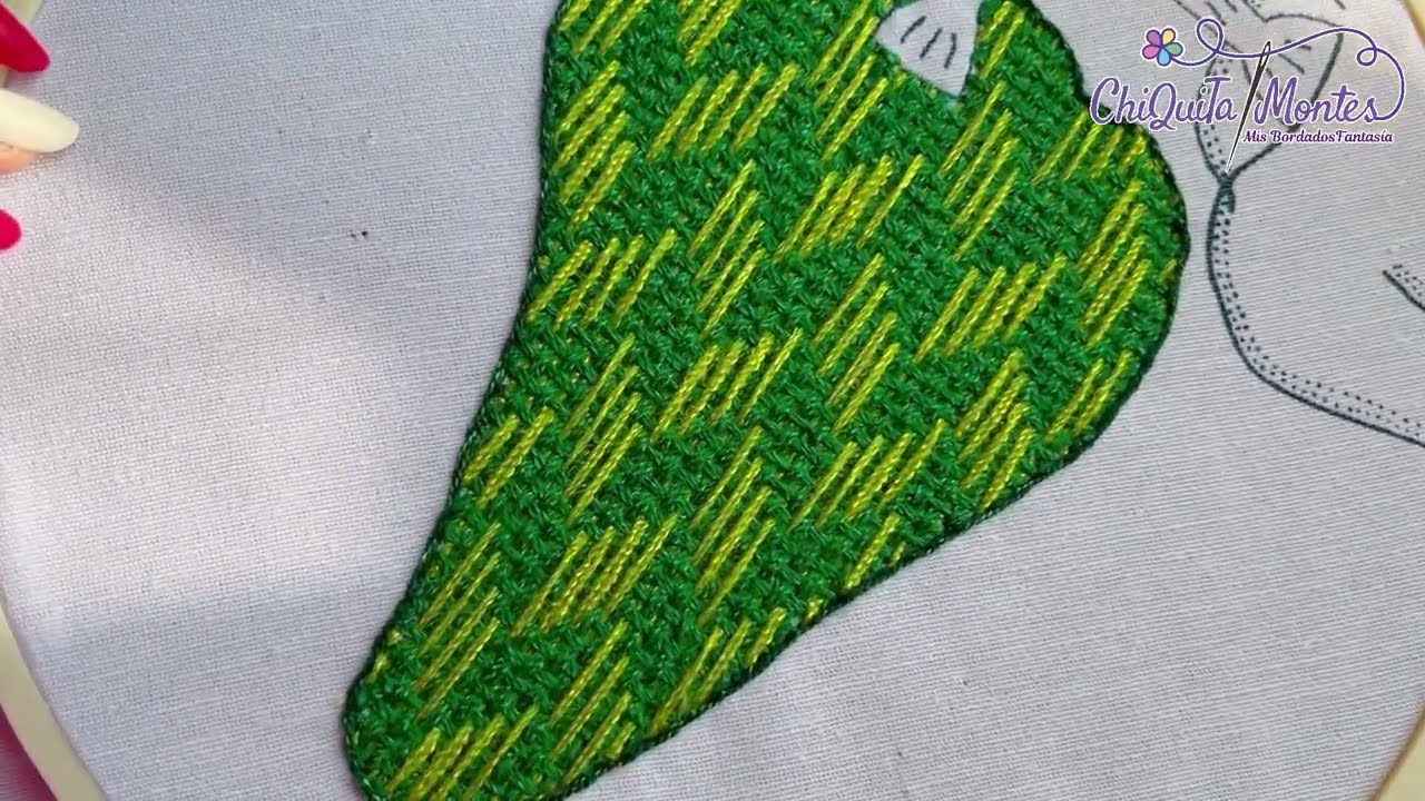 Bordado Fantasía Chile 6 #embroidery #bordado #tutorial