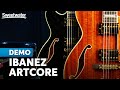 Ibanez artcore expressionist as93bc  ag95k a sonic showcase