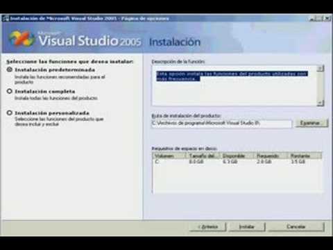 INSTALACION WIND2 SV 2003, VISUAL STUDIO 2005 Y SQL SERVER 2