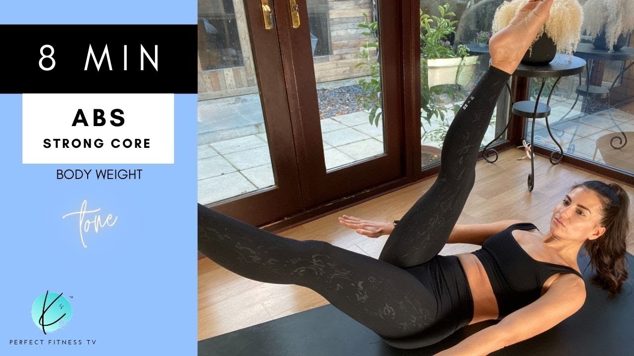 8 MIN ABS for a Strong Core with Stomach Vacuum Finisher | Bodyweight | No Equipment