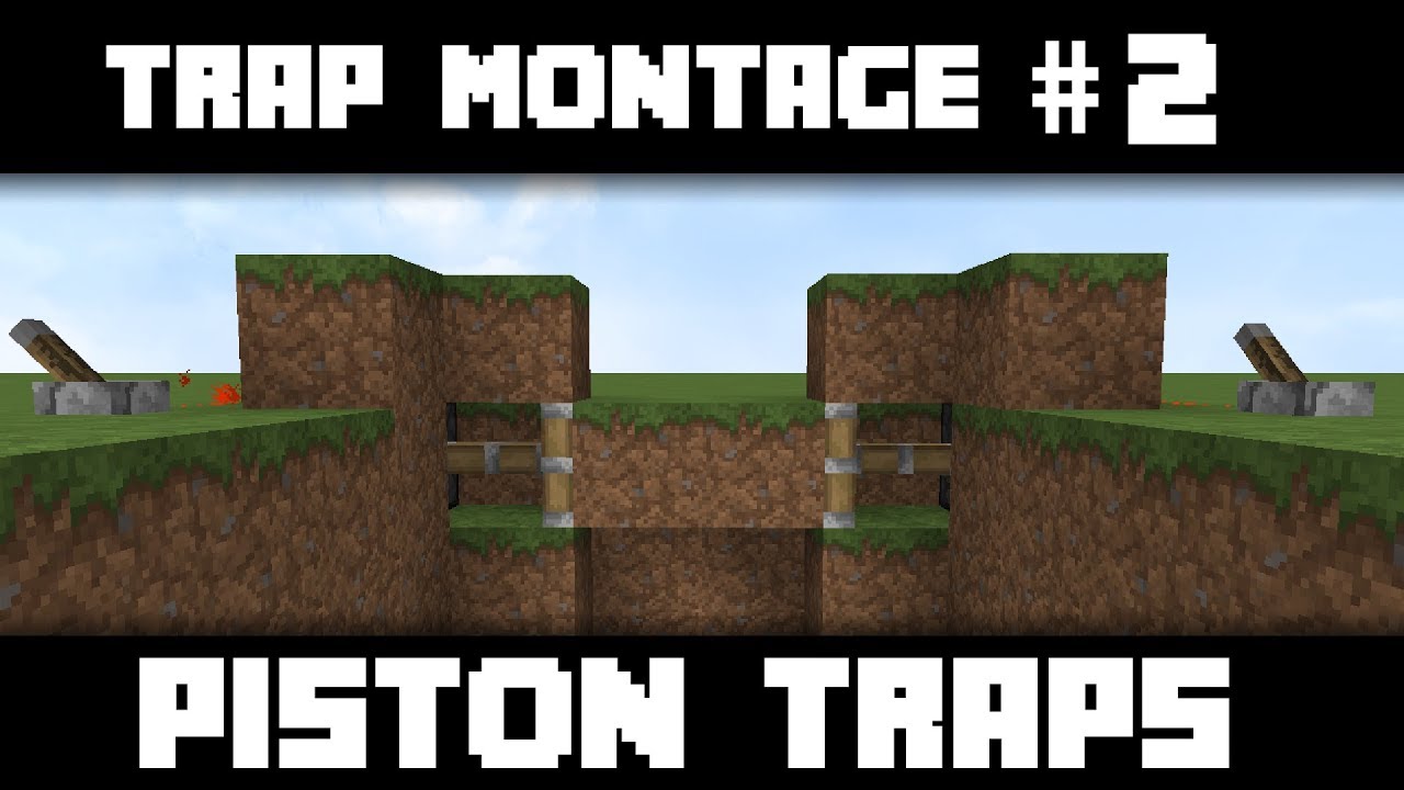 Skywars Trap Montage #2 | Piston Traps