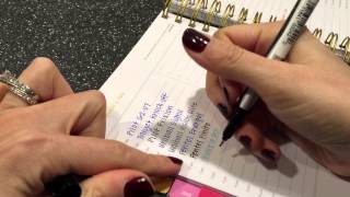 Emily Ley Simplified Planner Pen Testing