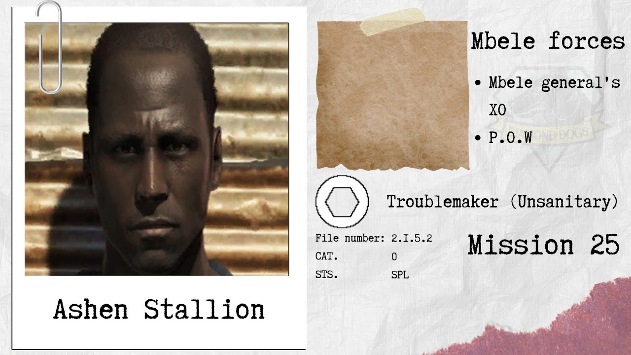 MGSV Unique Staff 088: Ashen Stallion