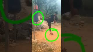 Front leg Yoko Giri knockout tutorial #Sk_karate
