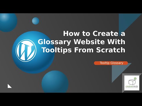 How to Create a Glossary Site With Tooltips From Scratch | WordPress