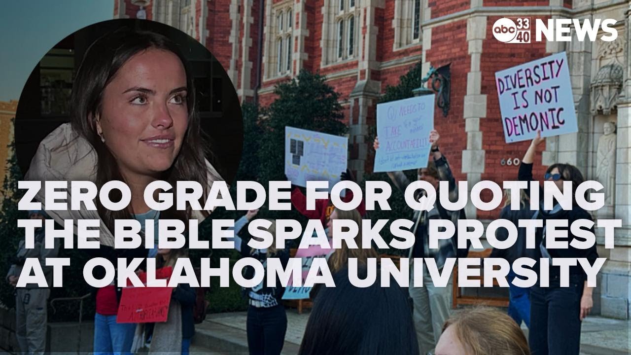OU controversy over student receiving zero grade for citing bible verses for sources intensifies