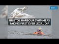 Bristol Harbour swimmers taking first ever legal dip say 'the water tastes lovely’