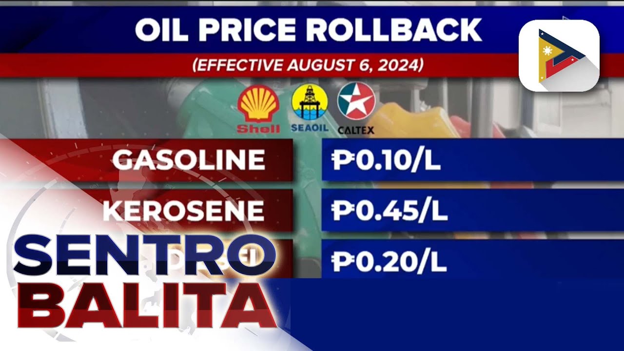 Panibagong rollback sa mga produktong petrolyo, nakakasa na bukas