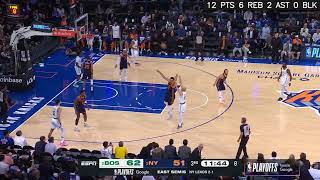 Jaylen Brown Vs New York Knicks 20 Pts - 7 Reb - 2 Ast 05-12-2025 Highlights