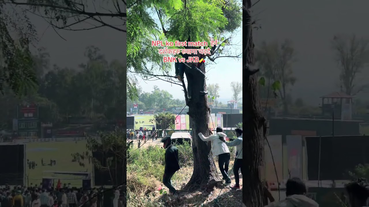 Npl ko first match herna ruk chardai darsak haru 😁😁 