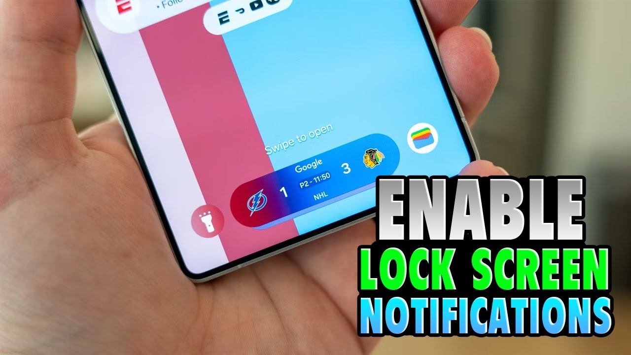 How To Enable Lock Screen Notifications On Samsung Galaxy S25/S25+/S25 ...