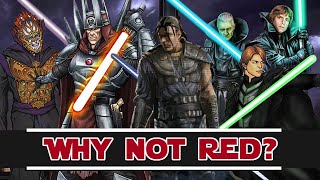 Sith That Didn't Use Red Lightsabers