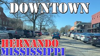 Hernando - Mississippi - 4K Downtown Drive