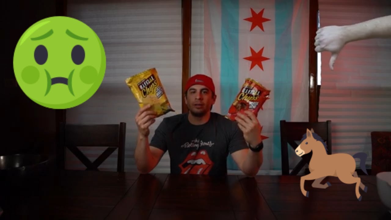 Horse Meat and Maggot Cheese Chips Taste Test Illegal Chips YouTube