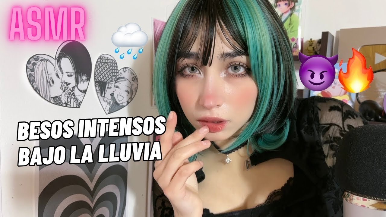 tu mejor AMIGA te BESA bajo la LLUVIA 💋🌧️ | ASMR roleplay