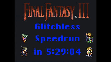 (5:29:04) Final Fantasy VI - any% glitchless speedrun