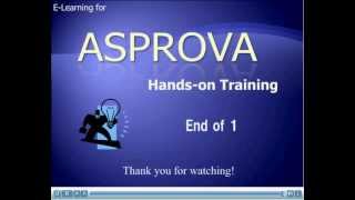 1 Introduction - Production Scheduling Software Asprova, Hands on training