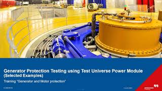 13- OMICRON TU Power Module—Complete Generator Protection Testing & Practical Guide