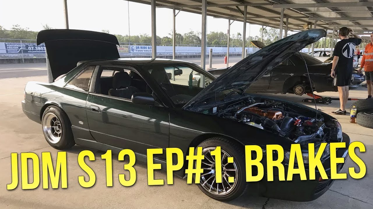 GKTECH Braided Brake Line Install On My New S13 YouTube