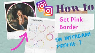 How to add a pink circle /border on Instagram profile pic? screenshot 1