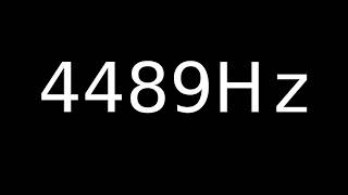 Speaker Sound Test 4489Hz