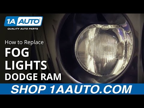 How to Install Replace Fog Lights 2002-08 Dodge Ram 1500 BUY QUALITY AUTO PARTS AT 1AAUTO.COM