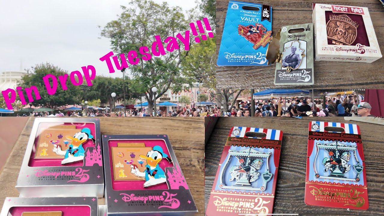 Pin Drop Tuesday at Disneyland!!!