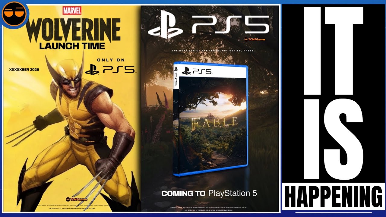 PLAYSTATION 5 - NEW GTA 6 PS5 EXCLUSIVE!? / NEW WOLVERINE PS5 LAUNCH TIME LEAKS!? / FABLE ON PS5…
