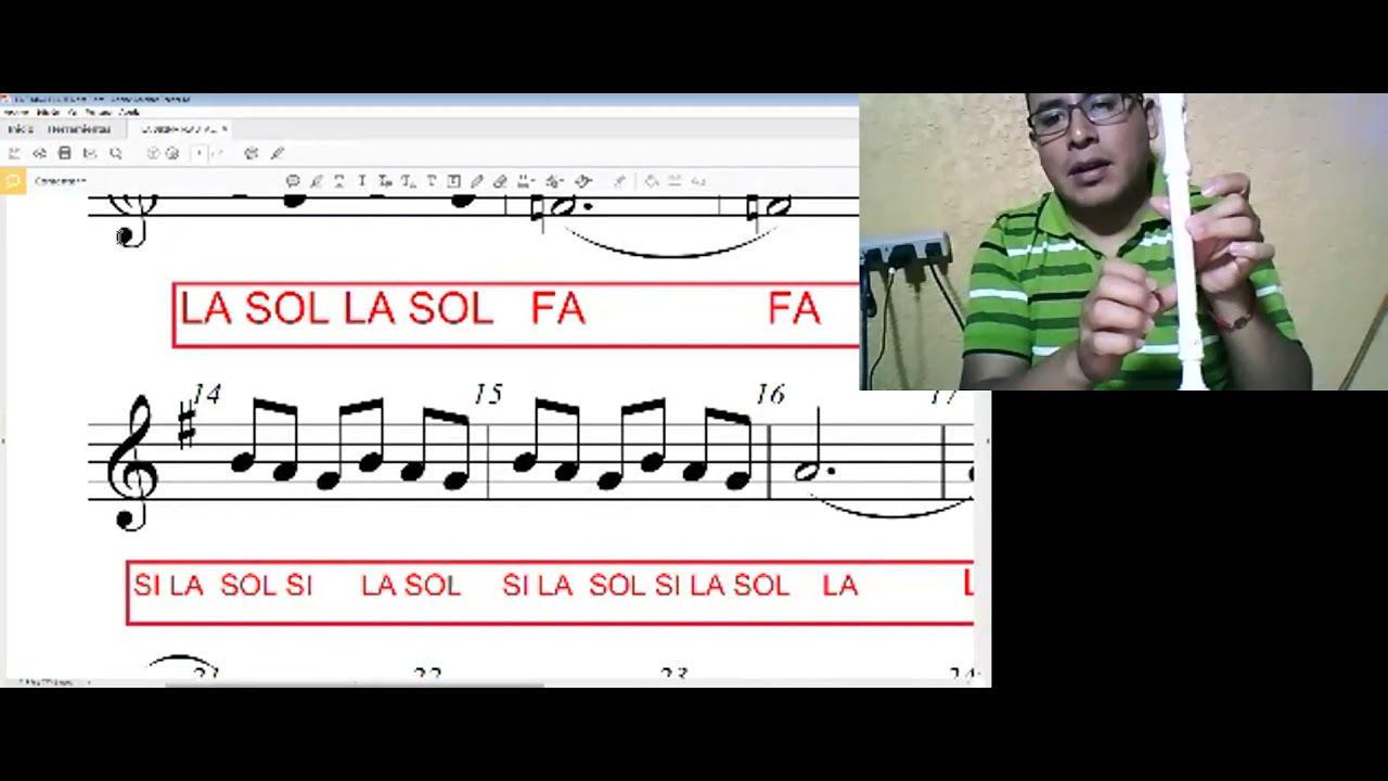 PARTE 2 PIEZA LA BIKINA PARA FLAUTA DULCE - YouTube