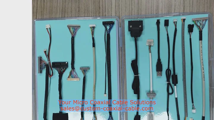 lvds micro coax for AR VR headset 48 AWG ipex micro coax for machine vision datasheet Embedded Cable