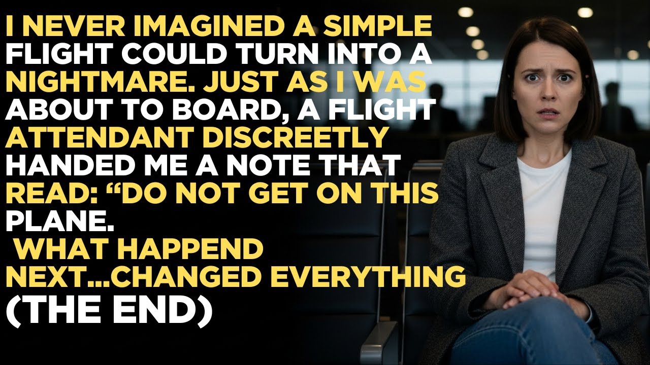 “I Was Terrified By The Note The Flight Attendant Slipped Me: ‘Do Not Get On This Plane’” ✅