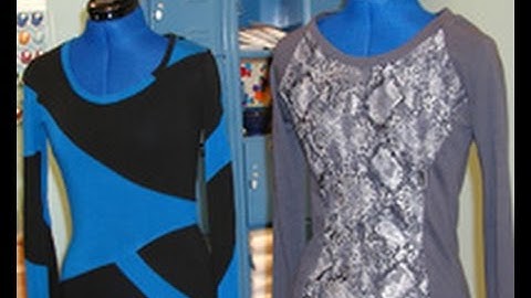 Angela Wolf Shows How To Make her Signature Color Block Top on It