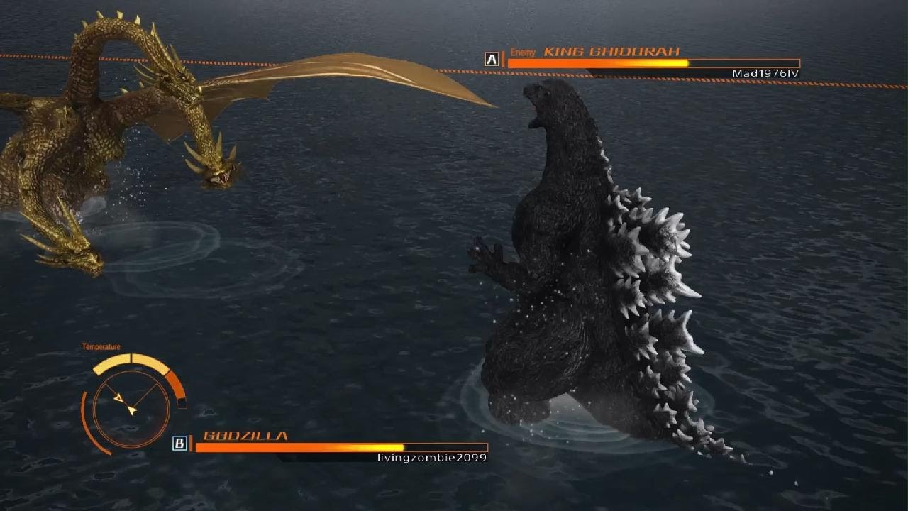 Godzilla VS King Ghidorah (Godzilla PS4 - VS mode)