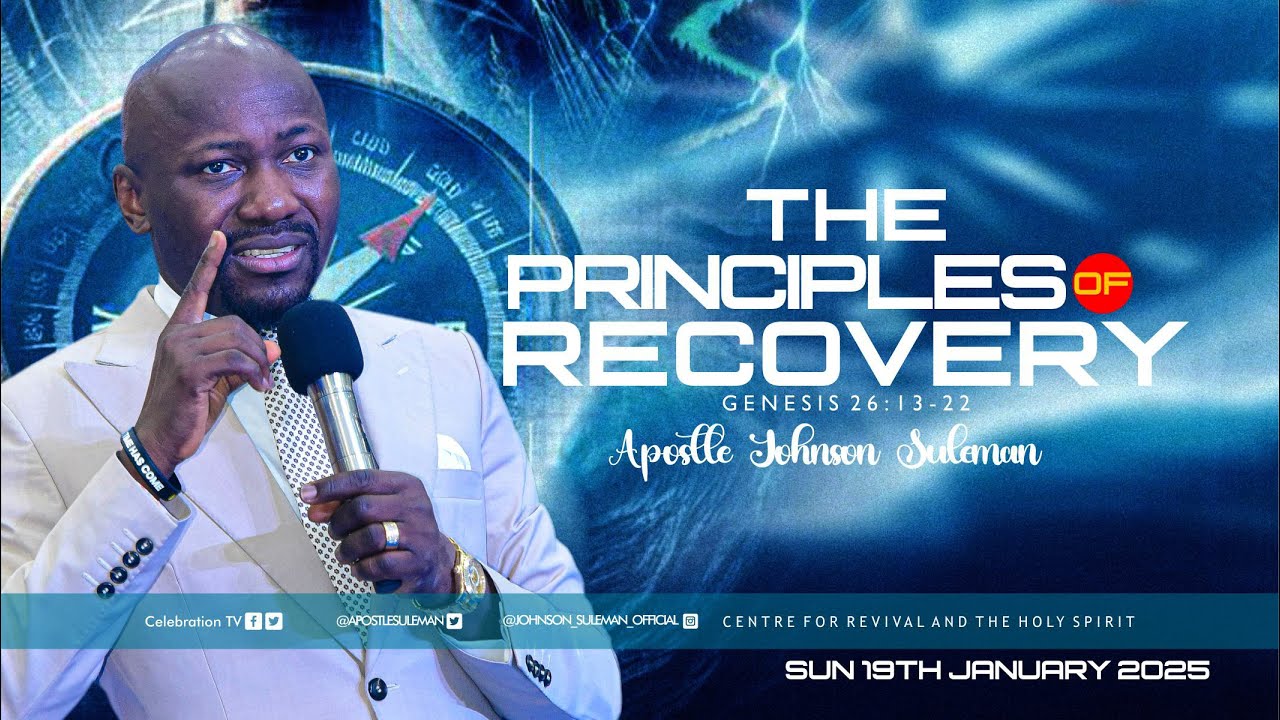 Full Message! THE PRINCIPLES OF RECOVERY By Apostle Johnson Suleman | Sunday Service -19th Jan. 2025