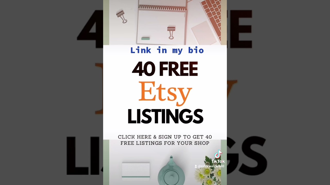 Etsy 40 free listings
