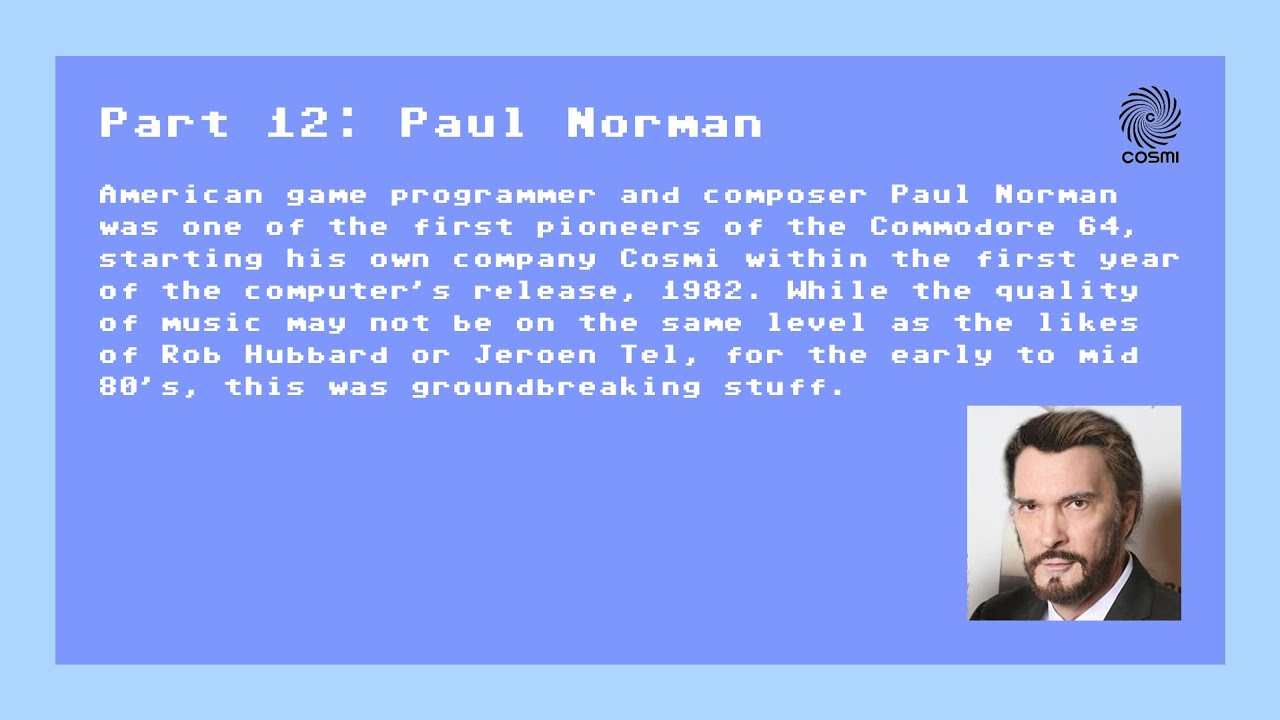 SID Chip Bangers Part 12: Paul Norman