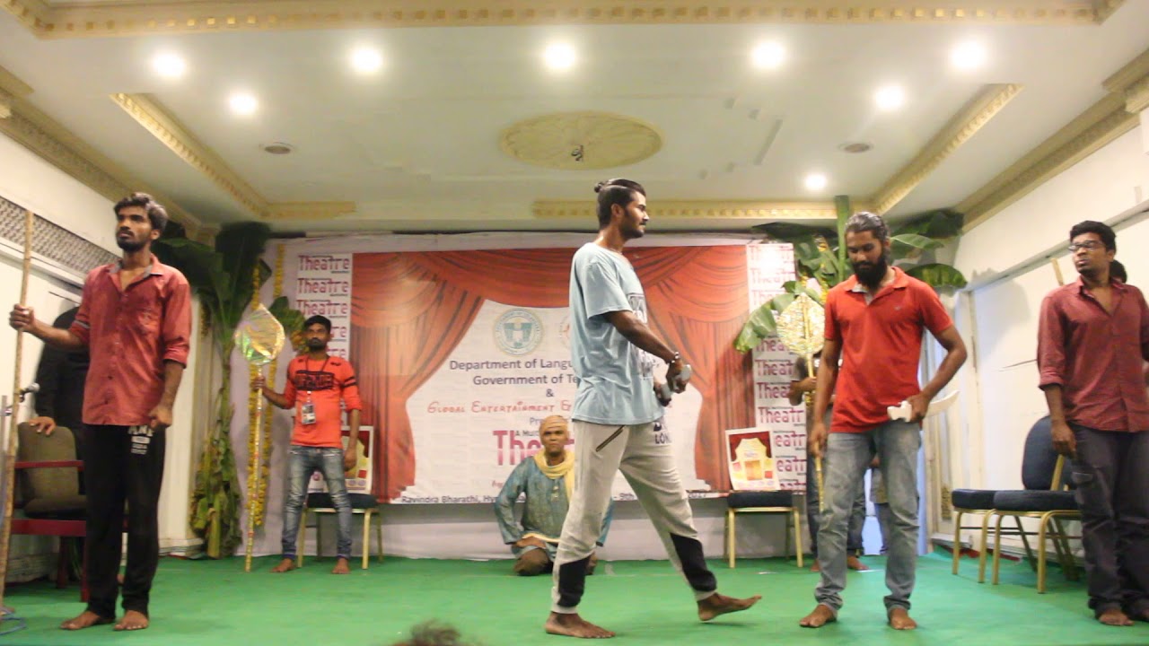 MLTWS ACTORS BEING PREPARED FOR TANESHA PLAY AT MULTILINGUAL THEATRE WORKSHOP BY ADLA SATISH KUMAR A