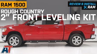 20192020 RAM 1500 4WD Rough Country 2 in. Front Leveling Kit (w/o Air Ride) Review & Install