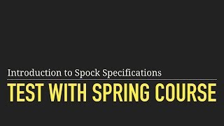 Famous Introduction to Spock Specifications Profile