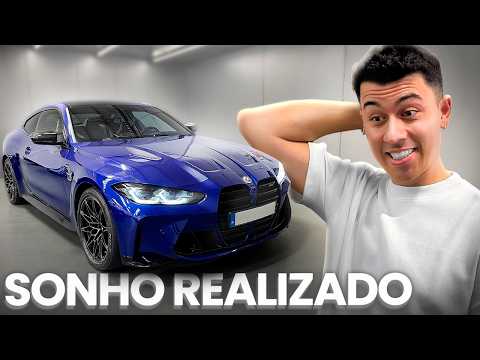 EMOCIONEI-ME ! FUI BUSCAR O MEU NOVO CARRO (BMW M4 COMPETITION) | AllSpeedDrive